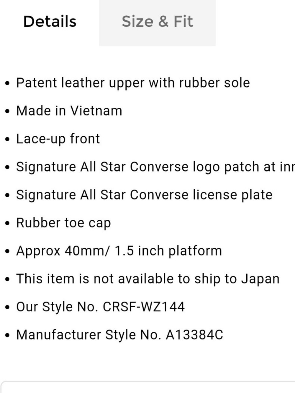 Conversechuck Taylor All Star Lift Platform Crinkled Leather High Top Sneakers - Picture 9 of 14